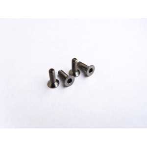  Titanium Hex Socket Flat Head Screw M2x6 - 48019 - HIRO SEIKO