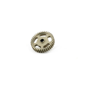  Hard Coated Alum. Pinion Gear (MoS2) DP48-38T - 48254 - HIRO SEIKO