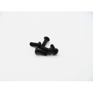  Alloy Hex Socket Button Head Screw M3x6  [Black] - 69869 - HIRO SEIK