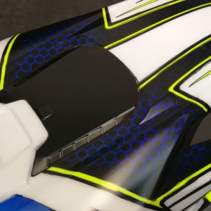 Vinyl stencil - Honeycomb V1 large - BITTYDESIGN - BDSTC-002L