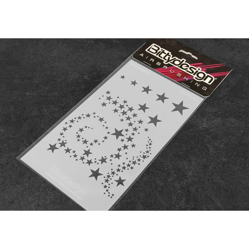 Vinyl stencil - Stars V2 - BITTYDESIGN - BDSTC-021