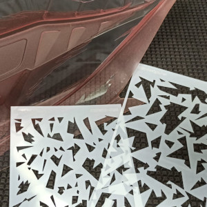 Vinyl stencil - Camo Artic (A + B) - BITTYDESIGN - BDSTC-018