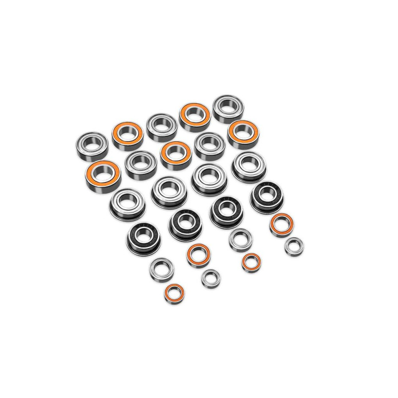 Bearing Set (Associated RC8 B4.1E) 26pcs. - T-WORKS - BBS-RC8B4.1E