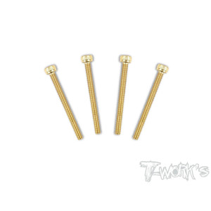 Screws GOLD CHC 3x35mm (4) - T-WORKS - GSS-335H