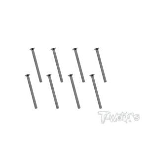 Screws NICKEL FHC 3x20mm (6) - T-WORKS - NSS-325C