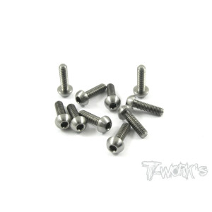 3mm x 10mm Titanium Hex. BHC Screw - T-WORKS - TSS-310B