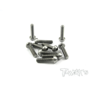 3mm x 12mm Titanium Hex. BHC Screw - T-WORKS - TSS-312B