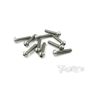 3mm x 14mm Titanium Hex. BHC Screw - T-WORKS - TSS-314B