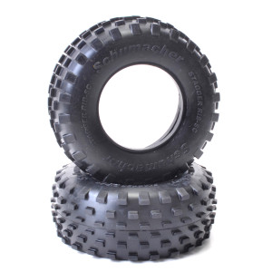 SHORT COURSE STAGGER TYRE YELLOW - SCHUMACHER - U6781