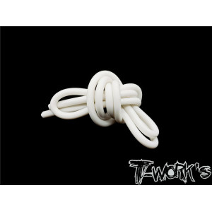 White Color Silicone Tube (1m) - T-WORKS - TO-057-W