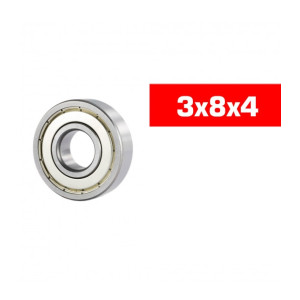 "3x8x4mm ""HS"" METAL SHIELDED BEARING SET (2pcs) - UR7812-2 - ULTIMA