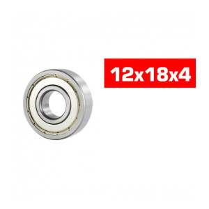 "12x18x4mm ""HS"" METAL SHIELDED BEARING SET (2pcs) - UR7850-2 - ULTI