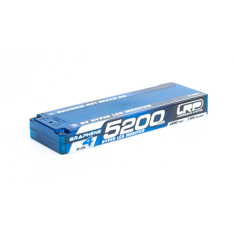 HV HLCG Modified GRAPHENE-4 5200mAh 7.6V LiPo 120C/60C - LRP - 431272