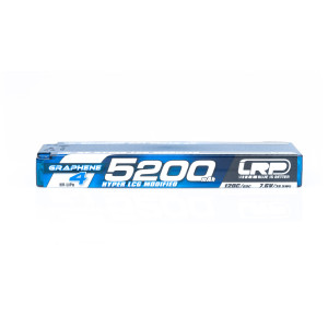 HV HLCG Modified GRAPHENE-4 5200mAh 7.6V LiPo 120C/60C - LRP - 431272