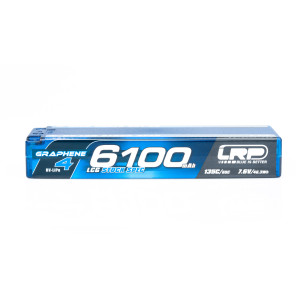HV LCG Stock Spec GRAPHENE 6100mAh 7.6V LiPo 135C/65C - LRP - 431281