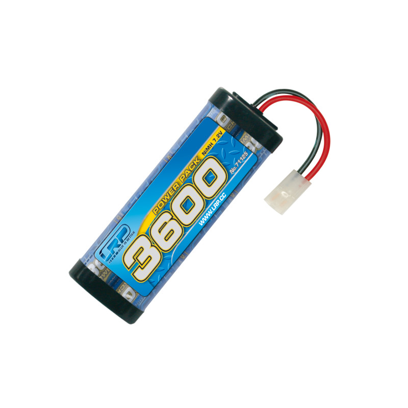 Power Pack 3600 - 7.2V - Tamiya/JST plug - NiMH - LRP - 71125