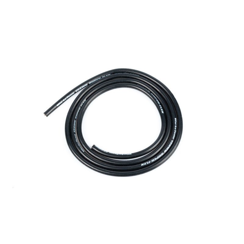 WorksTeam 12AWG Power Cable Black (1m) - LRP - 81911