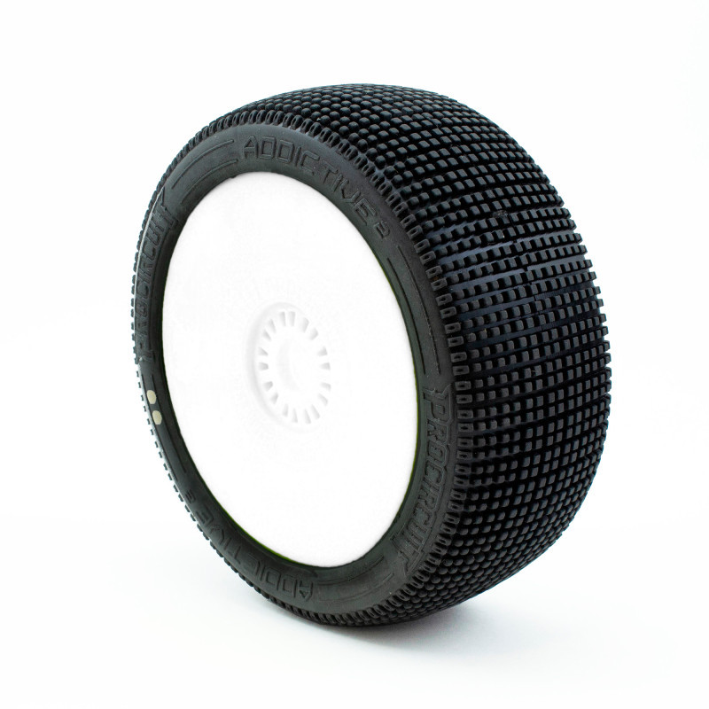 ADDICTIVE S1 (S-SOFT) MOUNTED WHITE (2pcs.) - PROCIRCUIT - PCW2004-S1