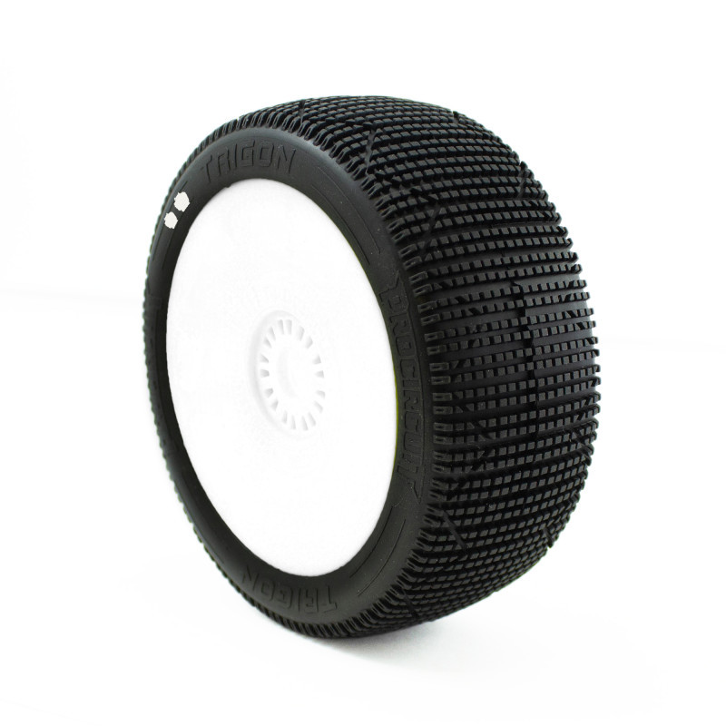 TRIGON S1 (S-SOFT) MOUNTED WHITE (2pcs.) - PROCIRCUIT - PCW2007-S1