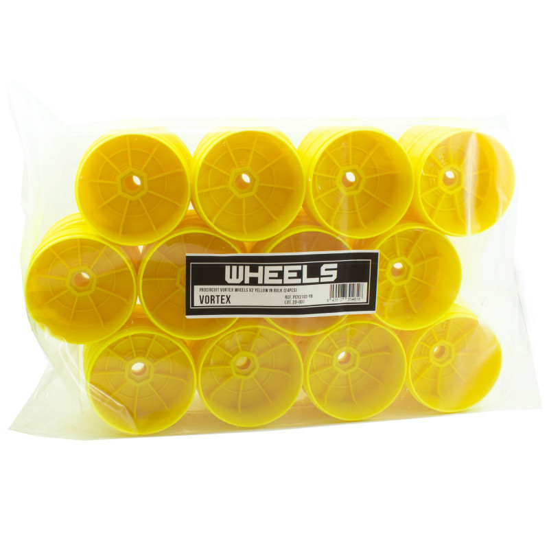 VORTEX WHEEL YELLOW V2 (24pcs) - PCY2103-YB - PROCIRCUIT