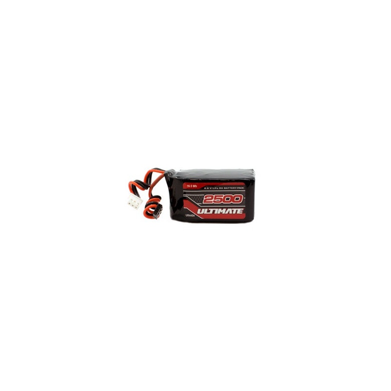 ULTIMATE 6.6v. 2500mAh LiFe HUMP RECEIVER BATTERY PACK JR - UR4454 - 