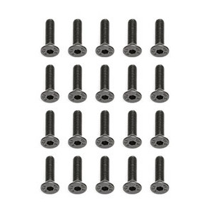 Vis FHC M3x12mm (10) - ASSOCIATED - 25203