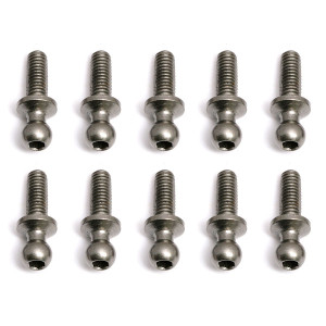 TC5/TC7.1/B6 BALLSTUD LONG NECK 8MM (10) - ASSOCIATED - 31284