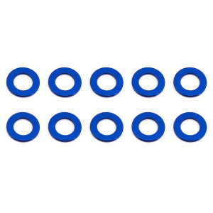 Rondelles alu bleues 5.5x0.5mm (x10)  - ASSOCIATED - 31381