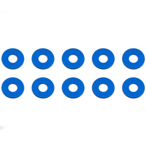 Rondelles alu bleues 7.8x0.5mm (x10)  - ASSOCIATED - 31384