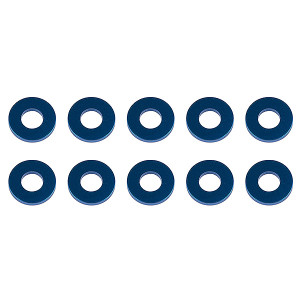 Rondelles alu bleues 7.8x3.5x.1.0 (10)  - ASSOCIATED - 31388
