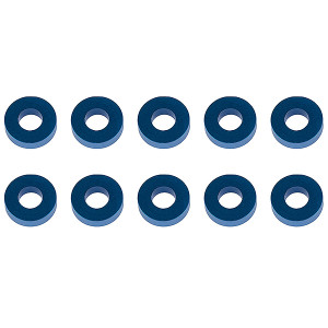 Rondelles alu bleues 7.8x3.5x.2.0 (10)  - ASSOCIATED - 31389