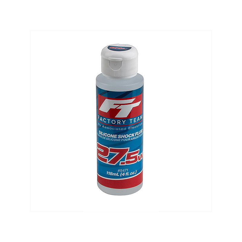 FT SILICONE SHOCK 27.5WT (313cSt) 4oz/118ml - ASSOCIATED - 5471
