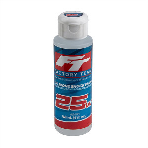FT SILICONE SHOCK 25WT (275cSt) 4oz/118ml - ASSOCIATED - 5470