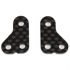 RC10T6.2 STEERING ARM +1MM CARBON FIBRE - ASSOCIATED - 71144