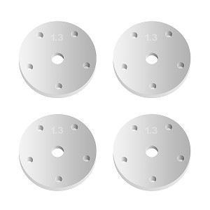 16MM PISTONS 5 x 1.3MM FLAT  - TEAM ASSOCIATED - AS81201