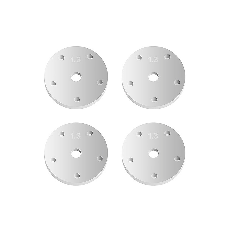 16MM PISTONS 5 x 1.3MM FLAT  - TEAM ASSOCIATED - AS81201