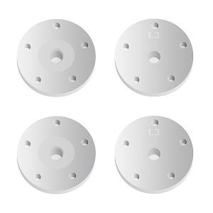 16MM PISTONS 5 x 1.3MM TAPERED  - TEAM ASSOCIATED - AS81206