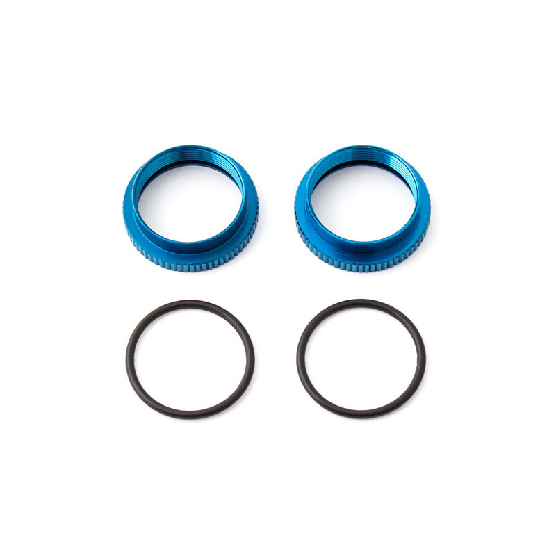 RC8B3.1/RC8B3.2 SHOCK SPRING COLLARS 20mm - ASSOCIATED - 81221