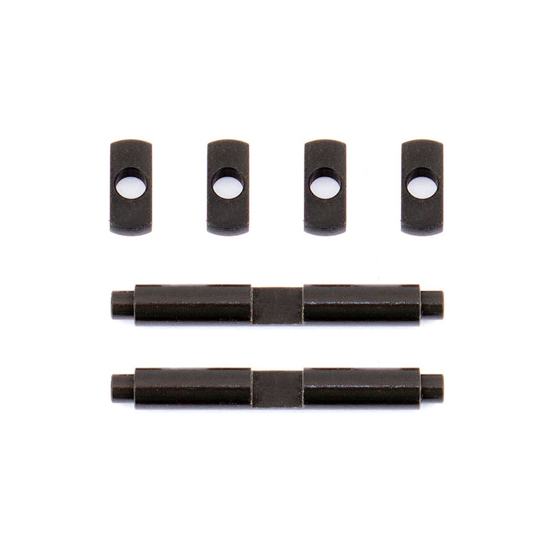 RC8B3. 2 DIFF CROSS PINS WITH INSERTS - TEAM ASSOCIATED - AS81382