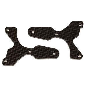 RC8B4 FRONT LOWER ARM INSERTS CARBON - ASSOCIATED - AS81532