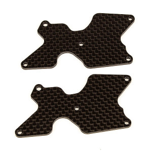 RC8B4 FT REAR ARM INSERTS CARBON - ASSOCIATED - AS81542