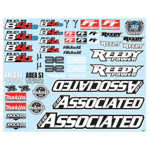 RC8B4.1/e DECAL SHEET - ASSOCIATED - 81651