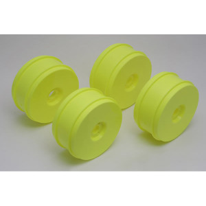 83MM 1/8TH BUGGY WHEELS YELLOW (4) - ASSOCIATED - 89297