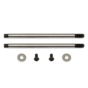 3x35 mm Shock Shafts (V2) chrome - ASSOCIATED - AS91624