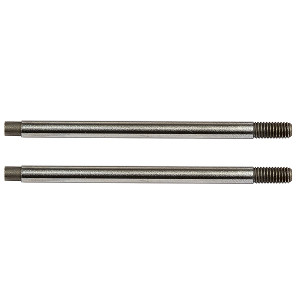 3x29 SHOCK SHAFTS V2, CHROME (B74) - TEAM ASSOCIATED - AS91645