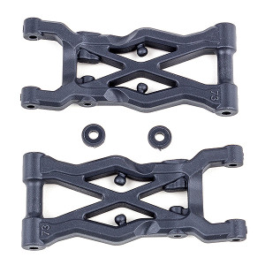 B6.2 REAR SUSPENSION ARMS (73MM) HARD - TEAM ASSOCIATED - AS91854