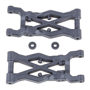 B6.2 REAR SUSPENSION ARMS (75MM) HARD - TEAM ASSOCIATED - AS91856