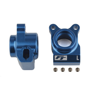 FT B6.2/B6.3 REAR HUBS BLUE ALUMINIUM - ASSOCIATED - AS91877