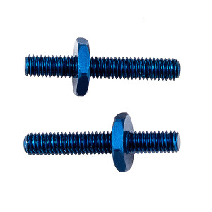 B6.3 FT ALUM. BATTERY STRAP SHOULDER SCREWS - ASSOCIATED - AS91905