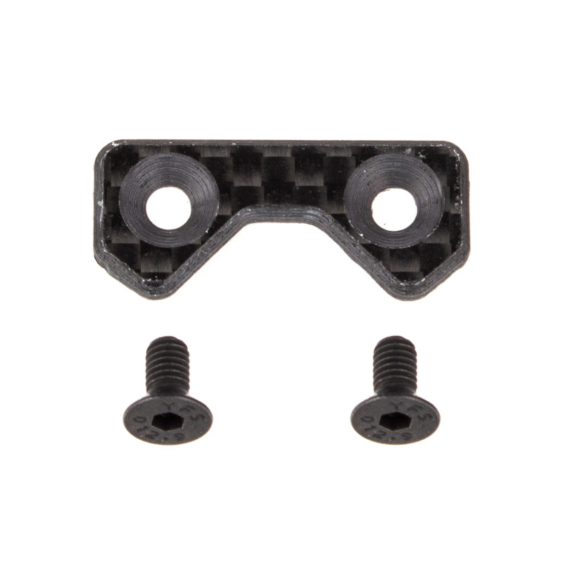 B6 ONE PIECE FRONT CARBON WING BUTTON - ASSOCIATED - AS91916